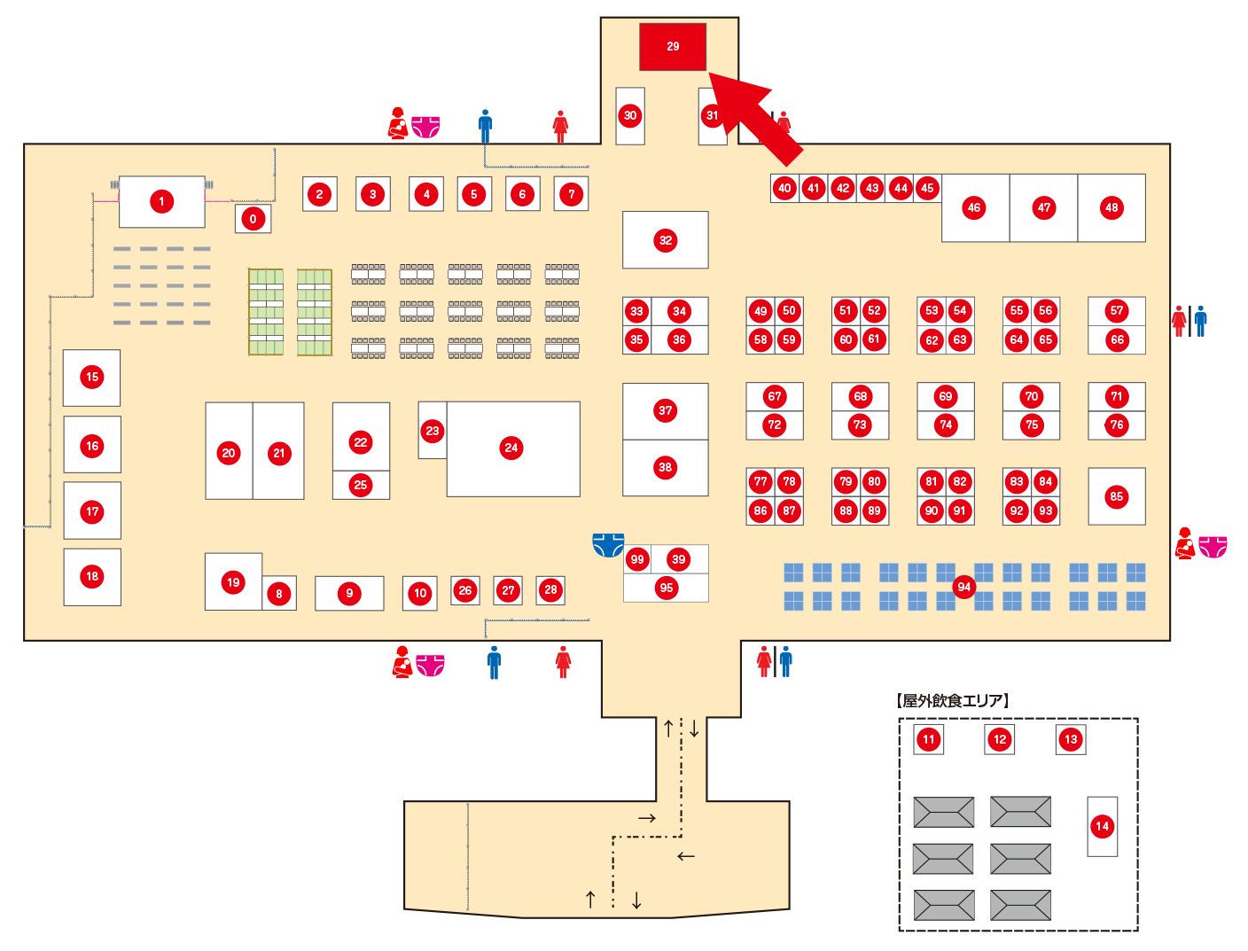 [ブースレイアウト図]