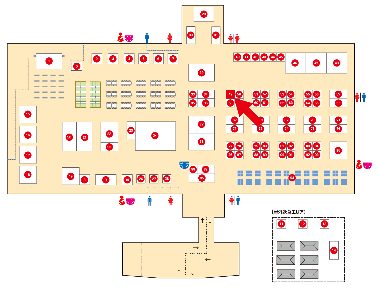 [ブースレイアウト図]