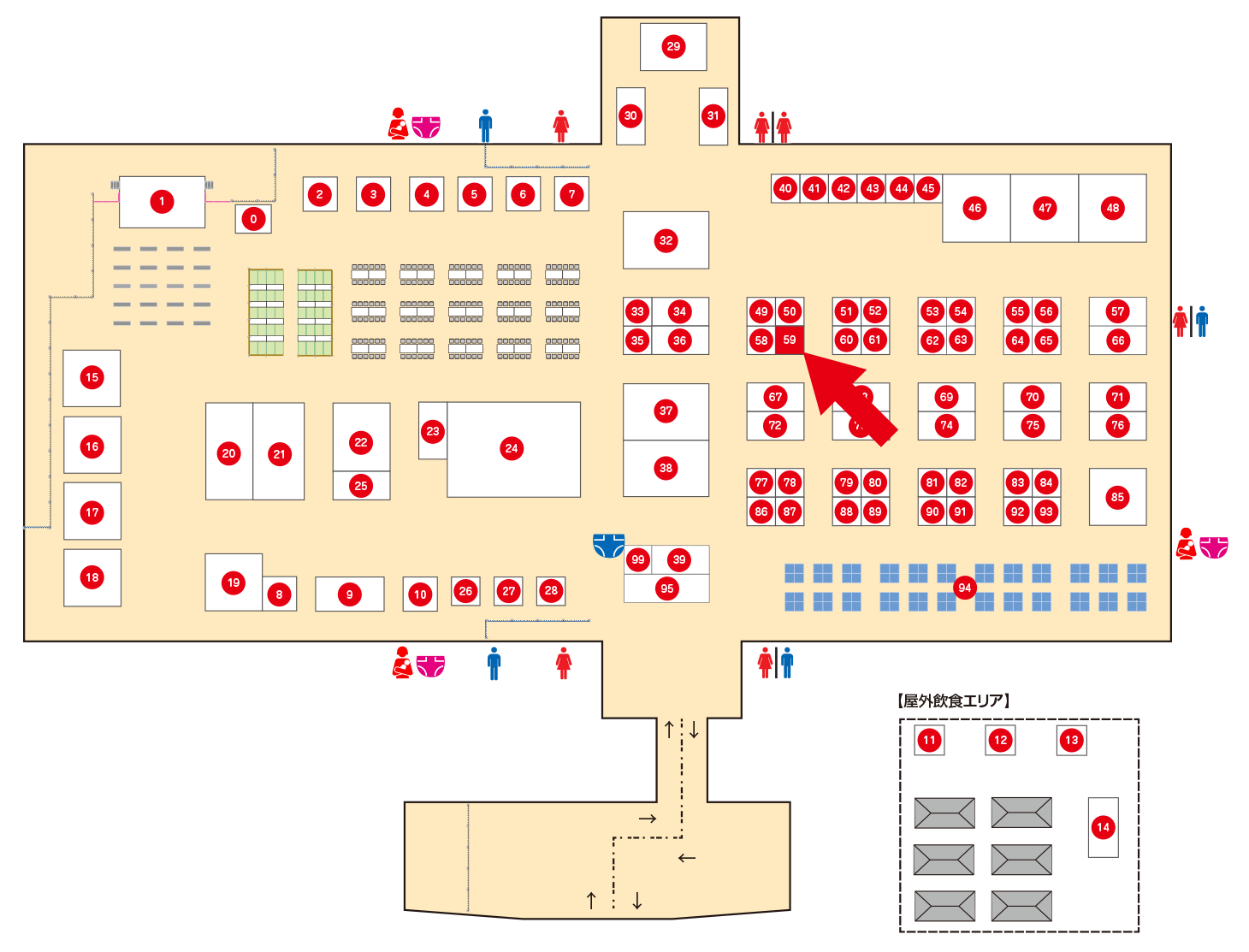 [ブースレイアウト図]