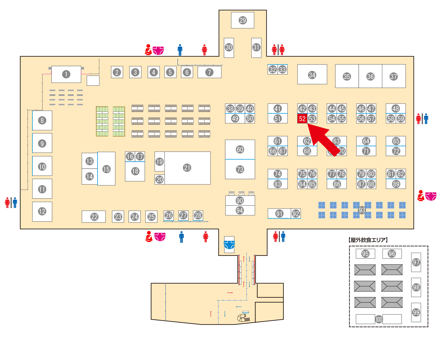 [ブースレイアウト図]