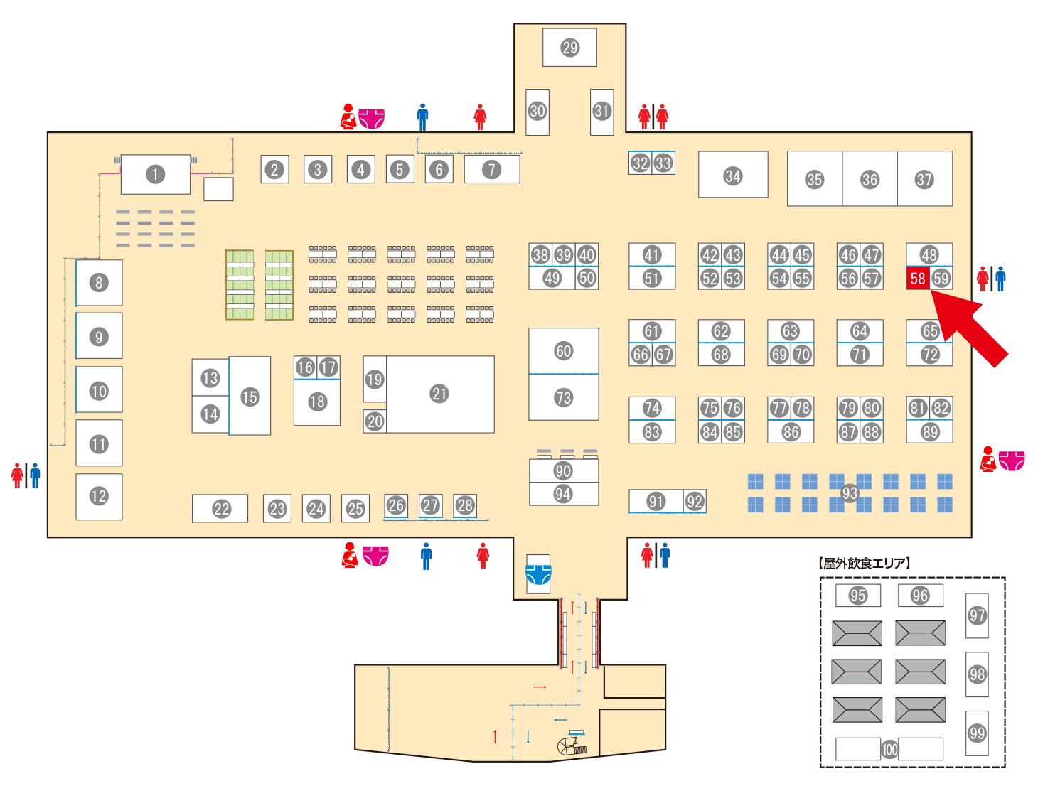 [ブースレイアウト図]