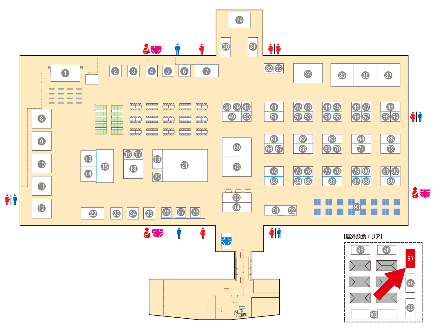 [ブースレイアウト図]