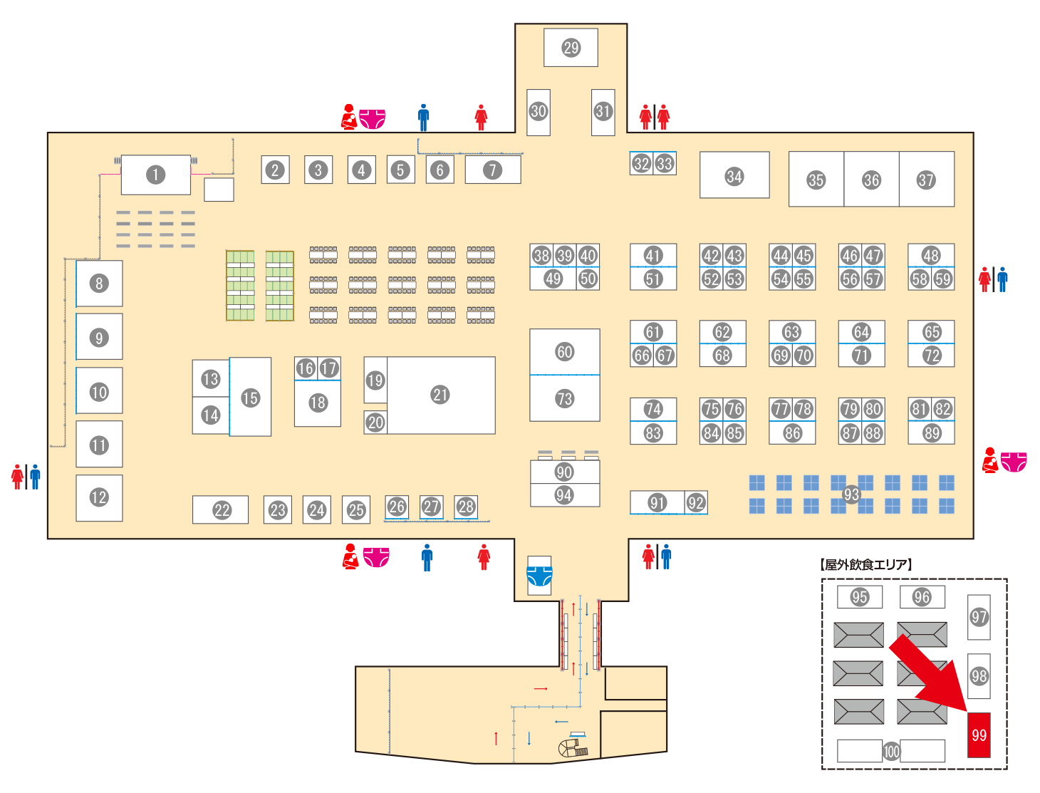 [ブースレイアウト図]